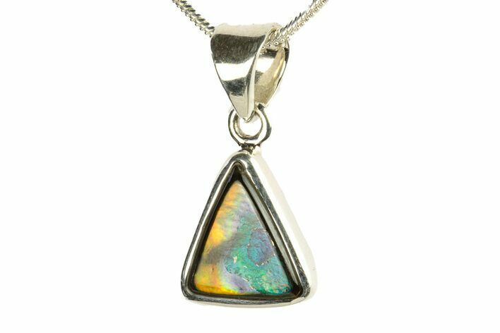 Stunning Ammolite Pendant (Necklace) - Sterling Silver #279984